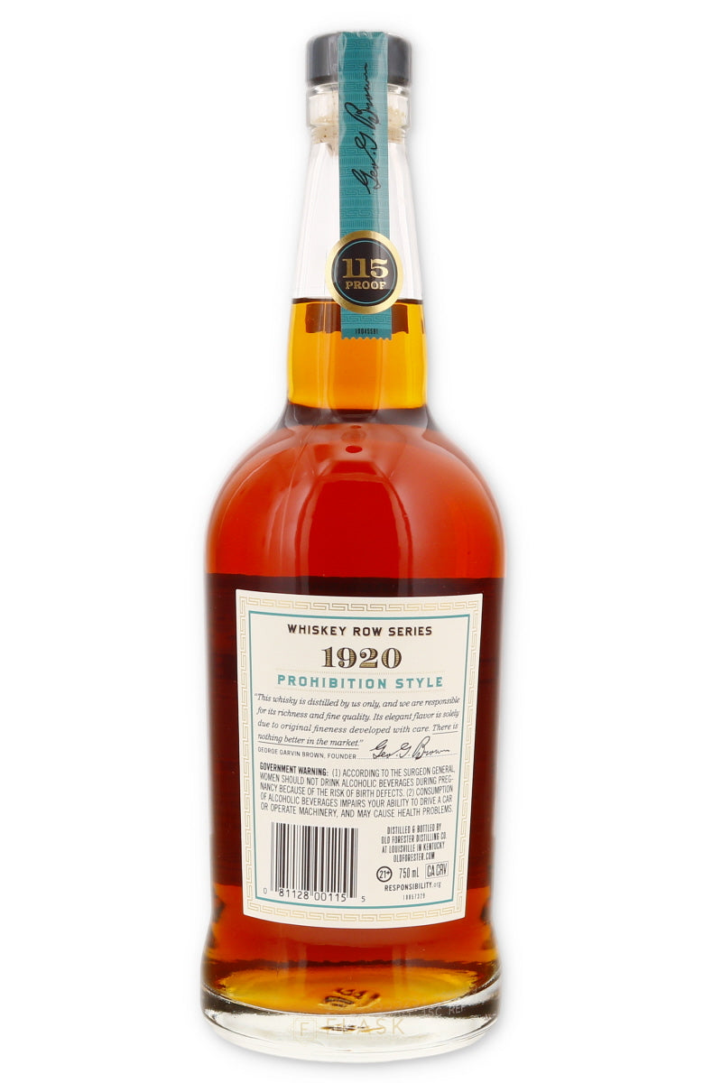 Old Forester 1920 Prohibition Style Bourbon - Flask Fine Wine & Whisky