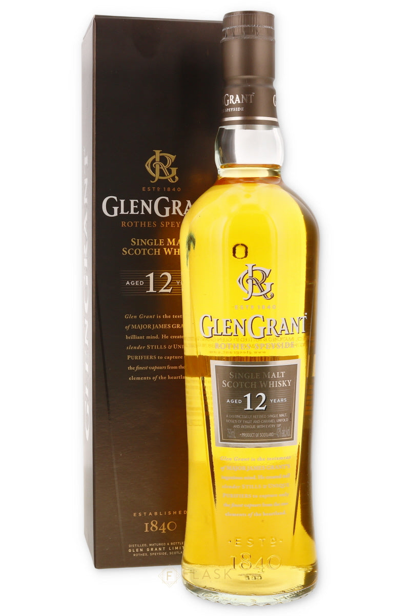 Glen Grant Single Malt Scotch Aged 12 years - Flask Fine Wine & Whisky
