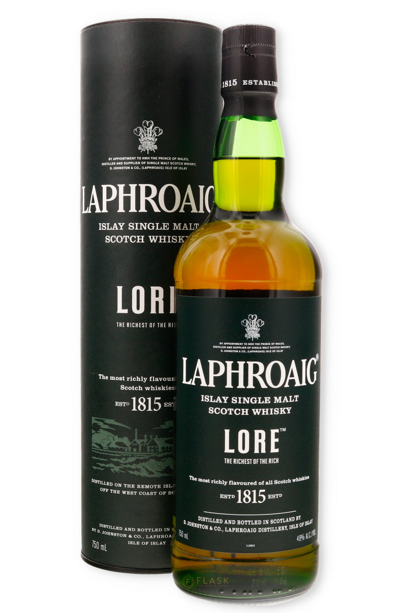 Laphroaig The Lore - Flask Fine Wine & Whisky