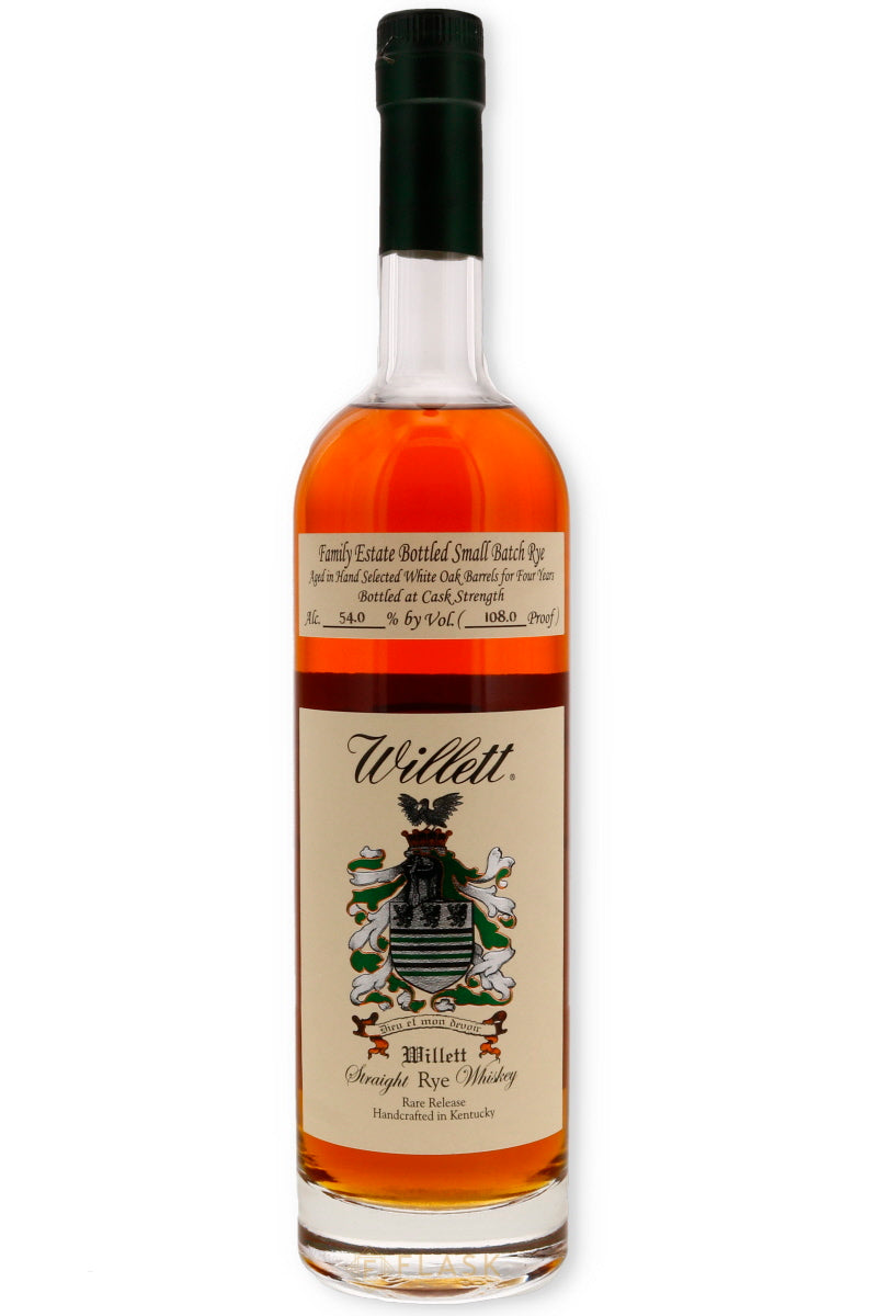 Willett Family Estate 4 Year Rye Cask Strength 750ml - Flask Fine Wine & Whisky
