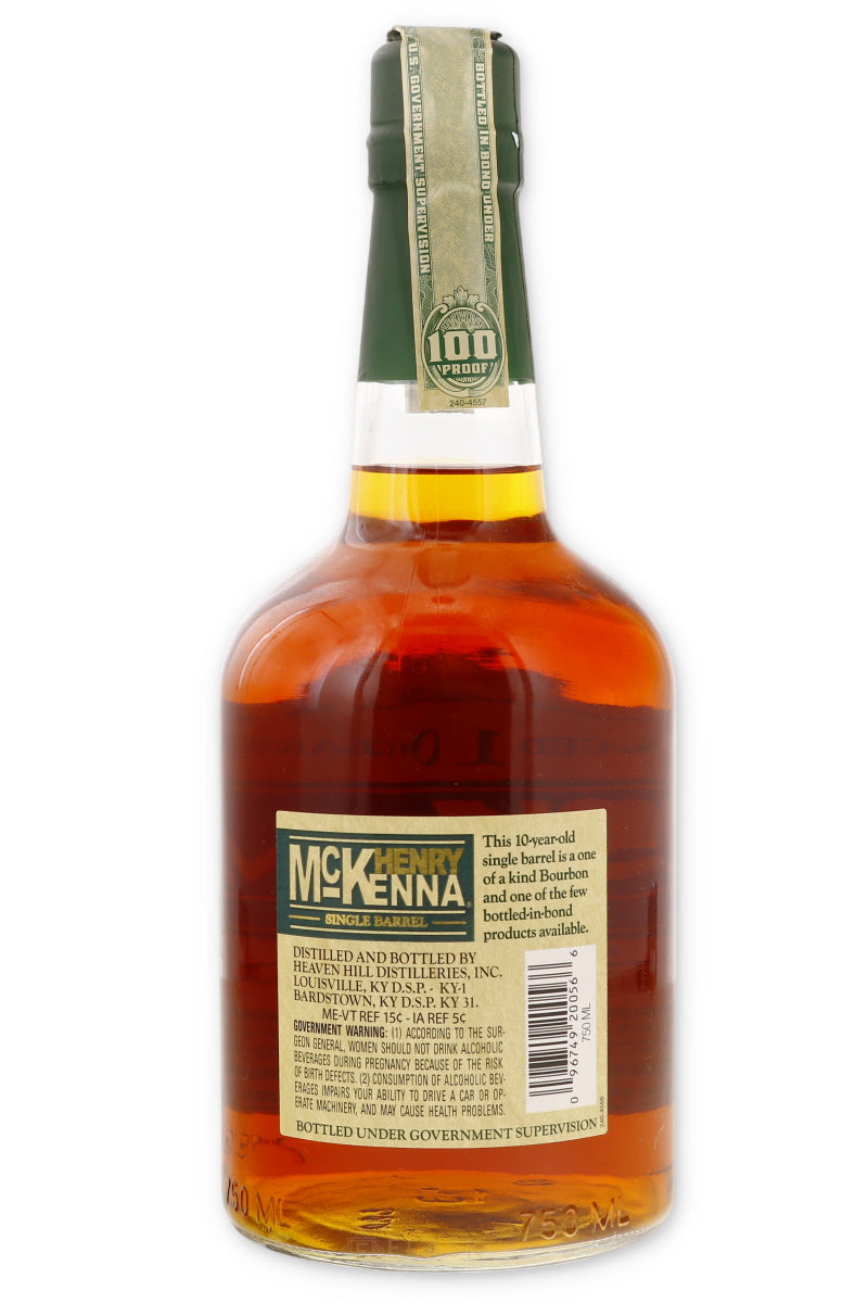 Henry McKenna 10 Year Old Single Barrel Bourbon 100 Proof Bottled in Bond - Flask Fine Wine & Whisky
