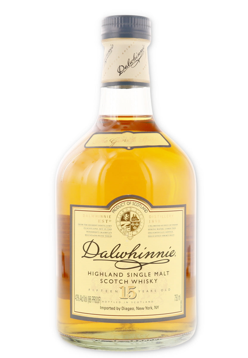 Dalwhinnie 15 Year Old Highland Single Malt Scotch Whisky - Flask Fine Wine & Whisky