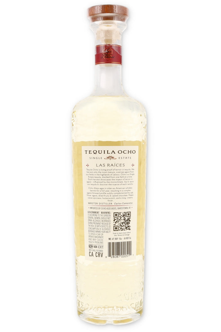 Tequila Ocho Single Estate Anejo - Flask Fine Wine & Whisky