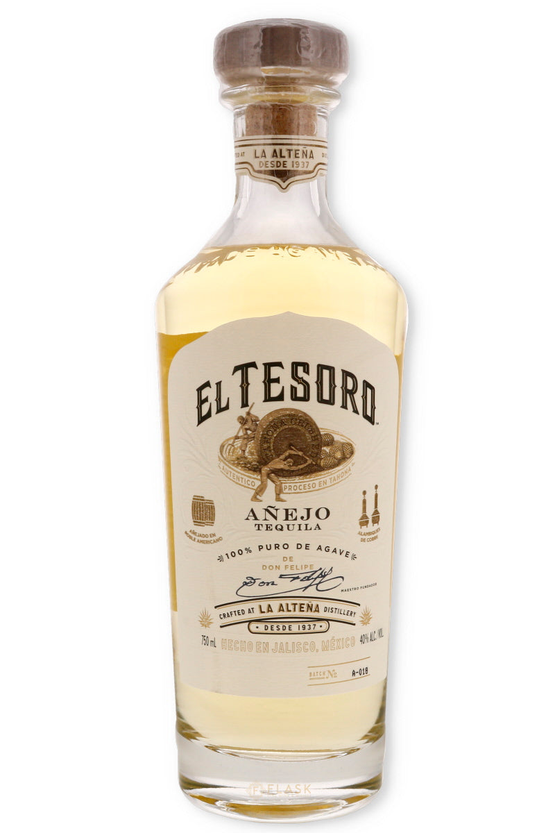 El Tesoro Tequila Anejo - Flask Fine Wine & Whisky