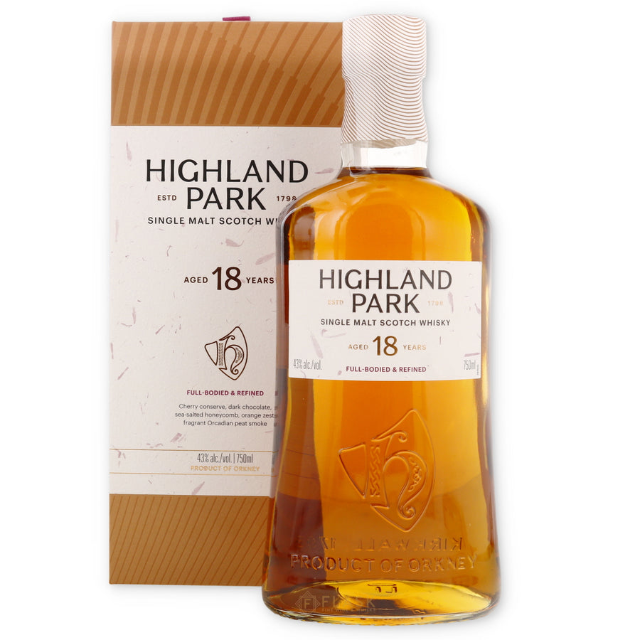 Highland Park 18 Year Old Single Malt - Flask Fine Wine & Whisky