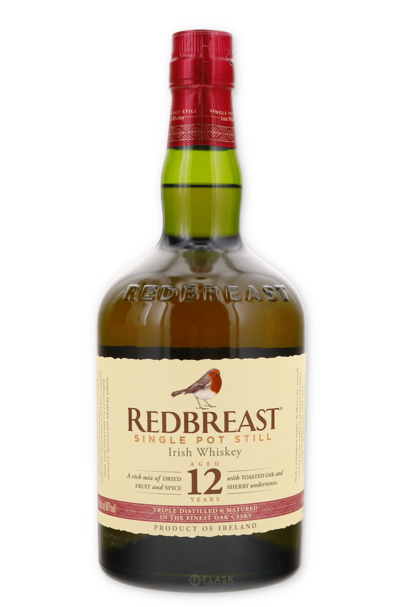 Redbreast 12 Year Old Irish Whiskey 80 Proof - Flask Fine Wine & Whisky