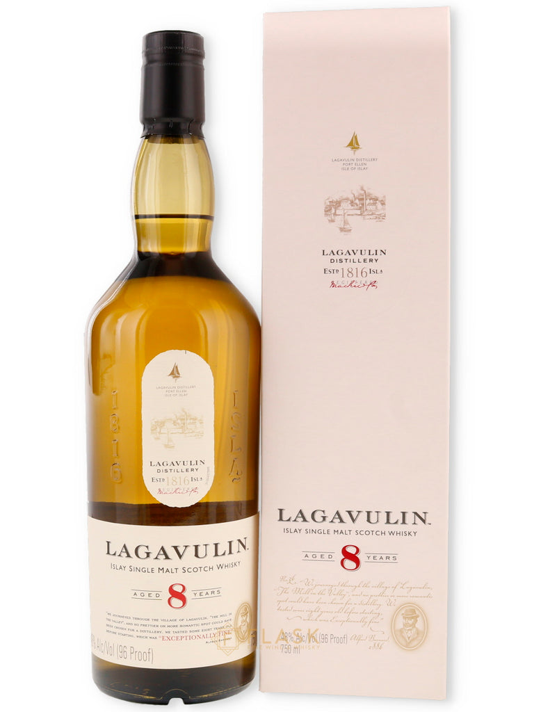 Lagavulin 8 Year Old Islay Single Malt 750ml - Flask Fine Wine & Whisky