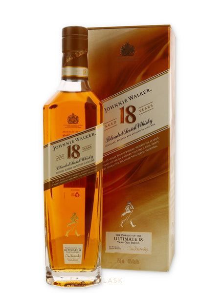 Johnnie Walker Ultimate 18 | Blended Scotch Whisky | Flask Wines