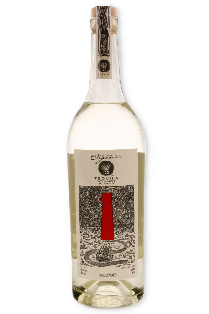 123 Organic Tequila Blanco Uno - Flask Fine Wine & Whisky