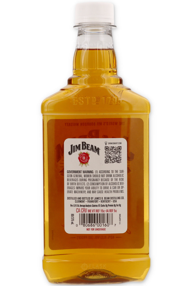 Jim Beam 375ml - Flask Fine Wine & Whisky