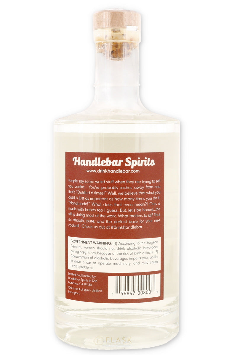 Handlebar Spirits Vodka - Flask Fine Wine & Whisky