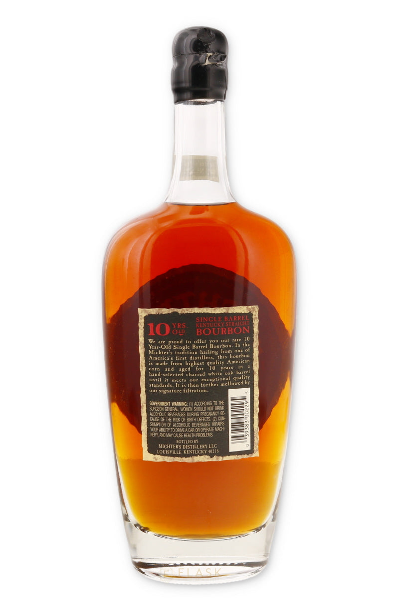 Michters 10 Year Old Single Barrel Bourbon 2016 - Flask Fine Wine & Whisky
