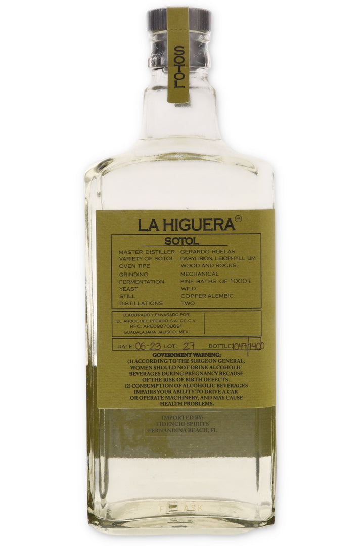 Sotol La Higuera Leiophyllum  750ml - Flask Fine Wine & Whisky