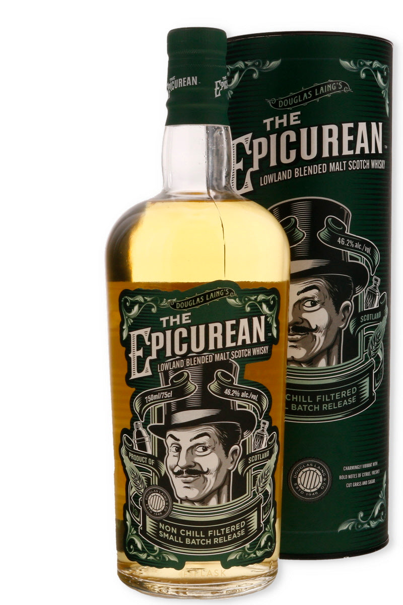 The Epicurean Lowland Blended Malt Scotch Whisky - Flask Fine Wine & Whisky