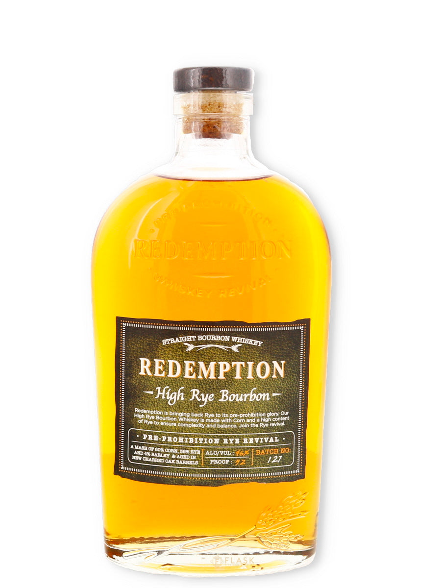 Redemption High Rye Bourbon 92 Proof 750ml