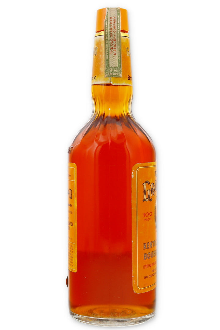 Old Grand Dad Bourbon 1969 100 Proof Bottled in Bond  4/5 Quart