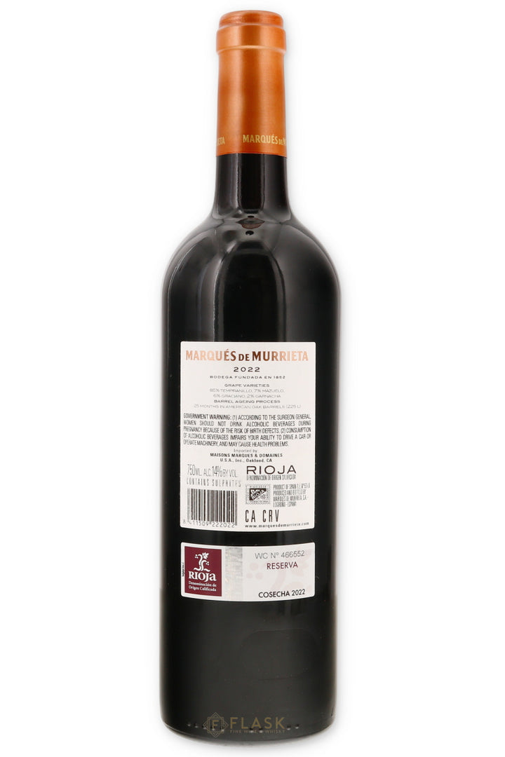 Marques de Murrieta Reserva Rioja 2022