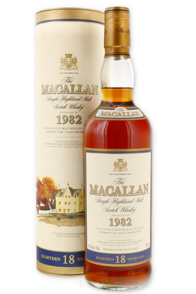 Buy Macallan 18 Year Sherry Oak 1982 | Single Malt Scotch Whisky
