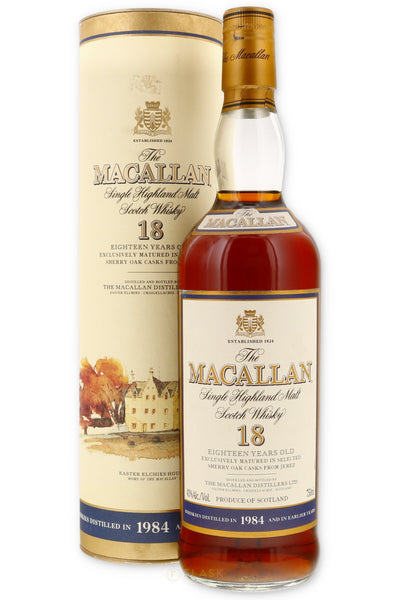 Buy Macallan 18 Year Sherry Oak 1984 | Single Malt Scotch Whisky