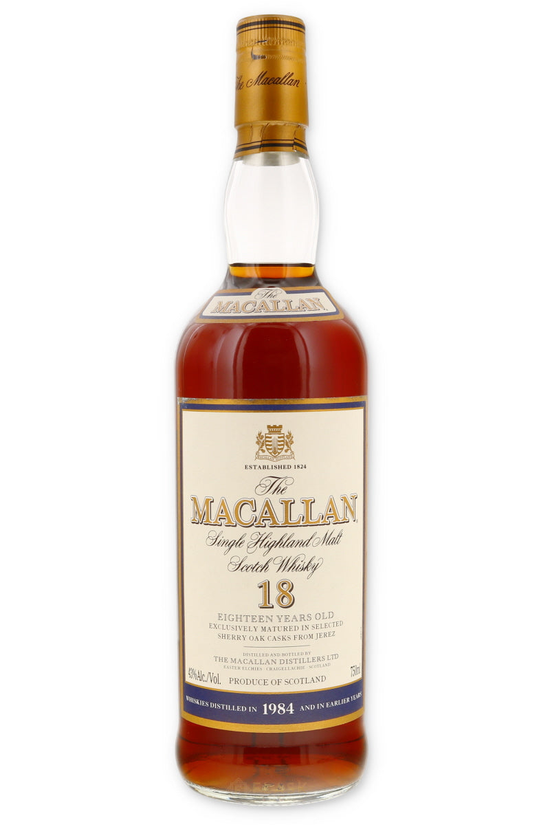 The Macallan 18年 750ml 1984年 The Macallan 18年 750ml 1984年 The Macallan 18年 750ml 1984年