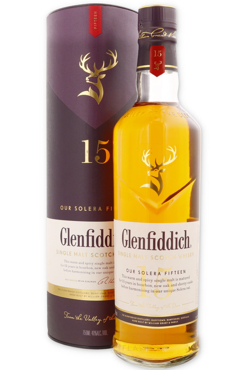 Glenfiddich 15 Yr 750ml - Flask Fine Wine & Whisky