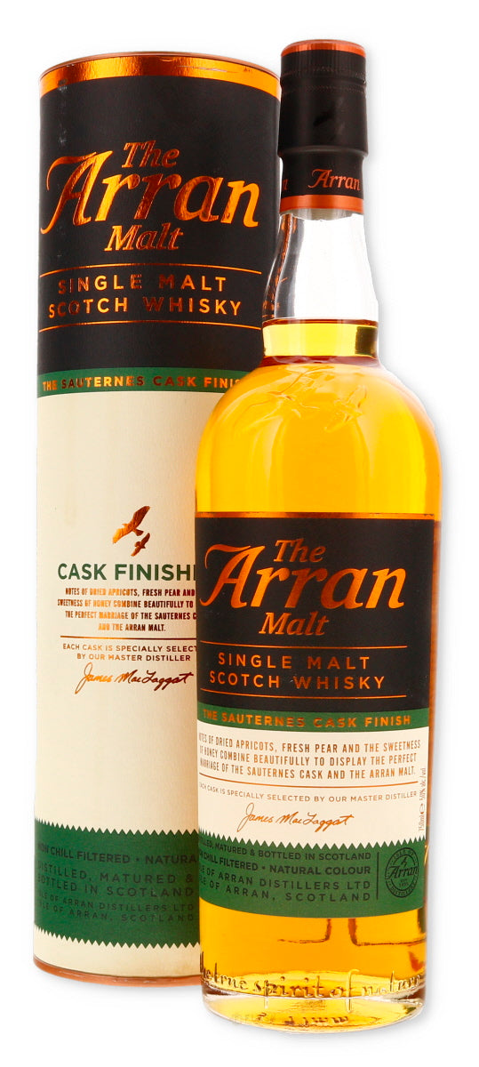Arran Single Malt Scotch Sauternes Cask Finish - Flask Fine Wine & Whisky