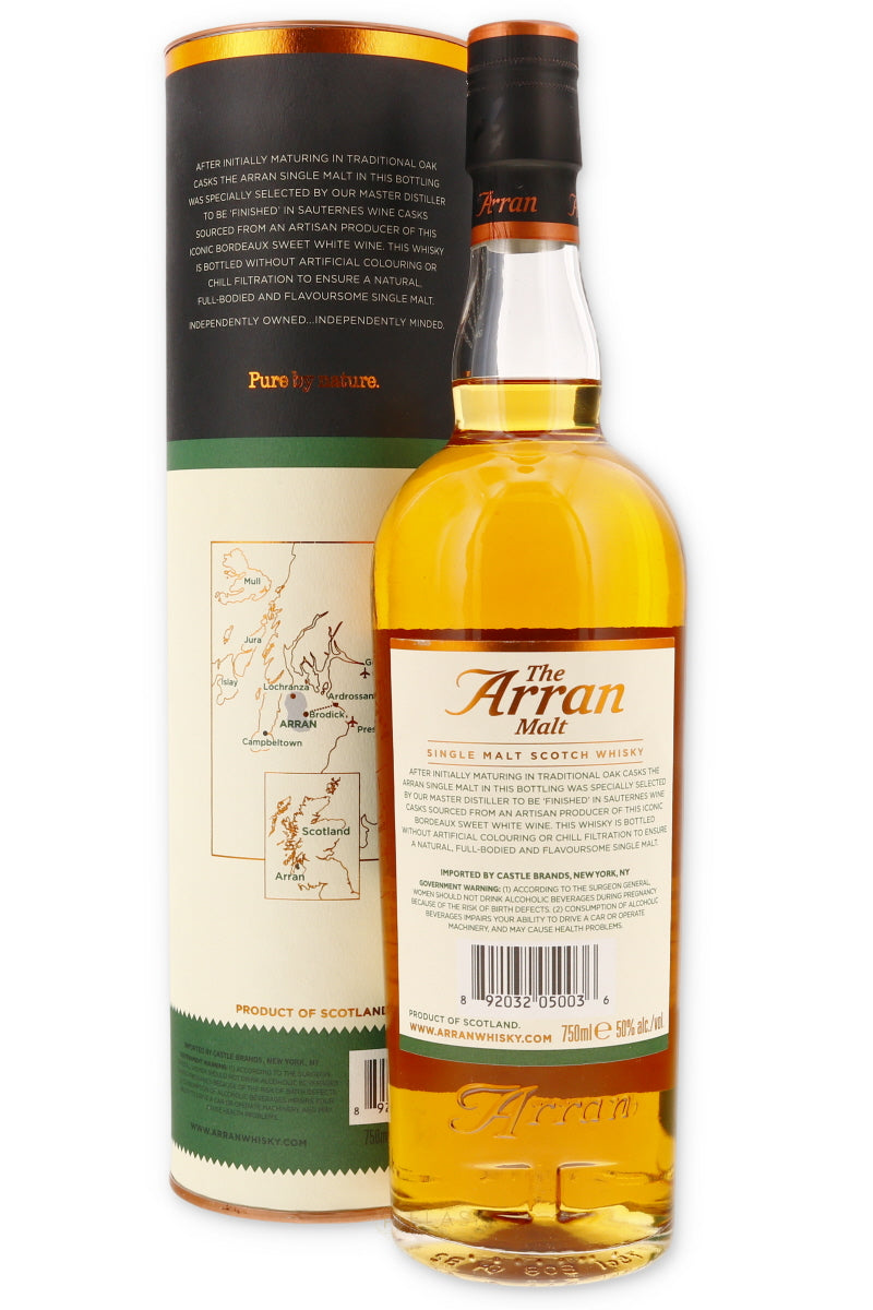 Arran Single Malt Scotch Sauternes Cask Finish - Flask Fine Wine & Whisky