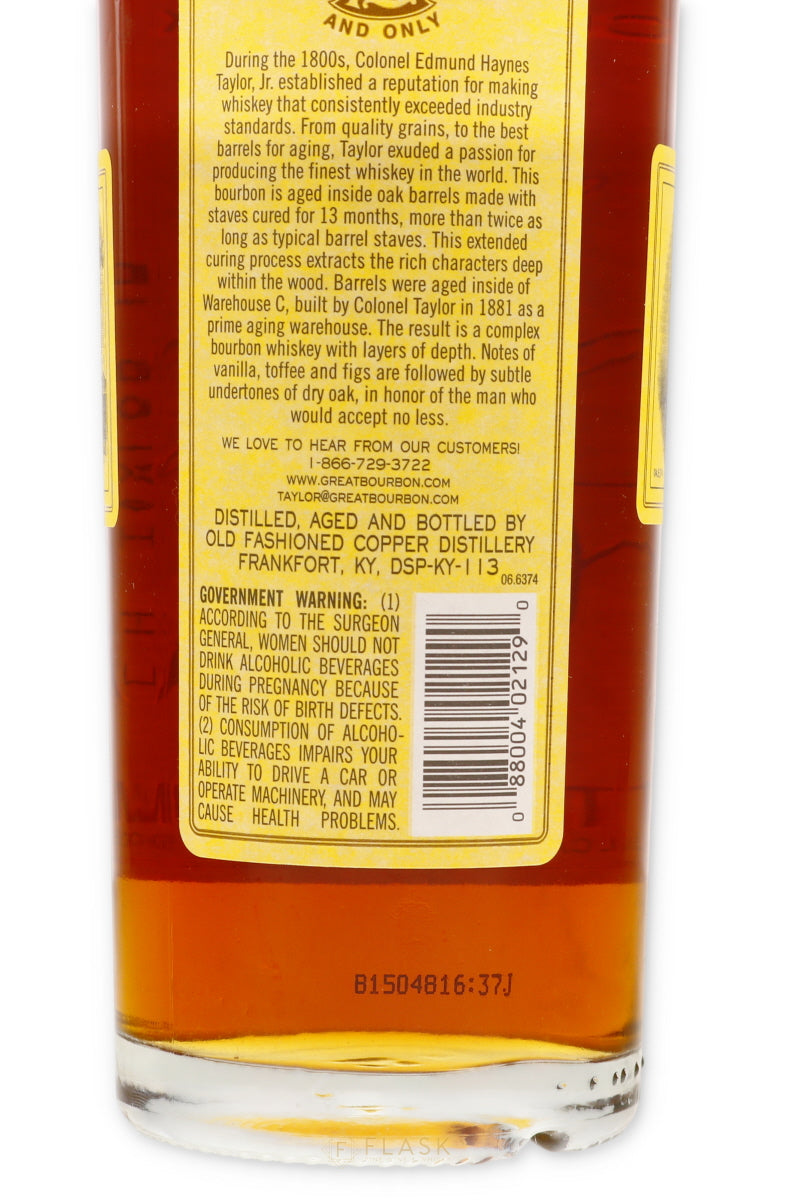 Colonel E.H. Taylor Jr. Cured Oak 2015 Release 17 Year Bourbon 100 Proof