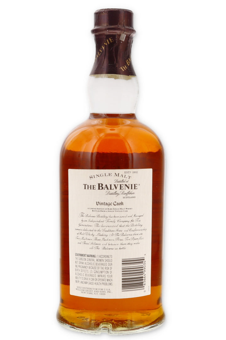 Balvenie 1966 Over 30 Year Old Vintage Cask No. 6426 Single Malt Scotch Whisky