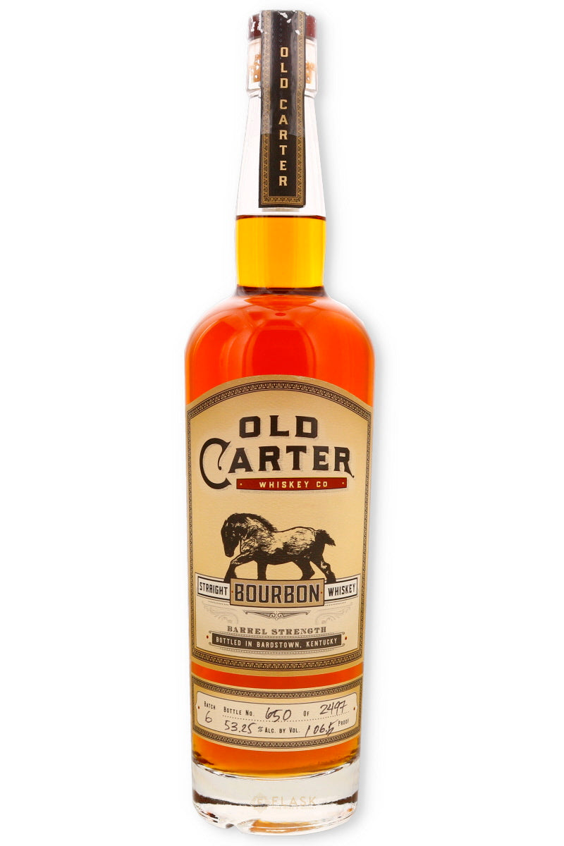 Old Carter Small Batch #6 Straight Bourbon Whiskey 106.5 Proof - Flask Fine Wine & Whisky