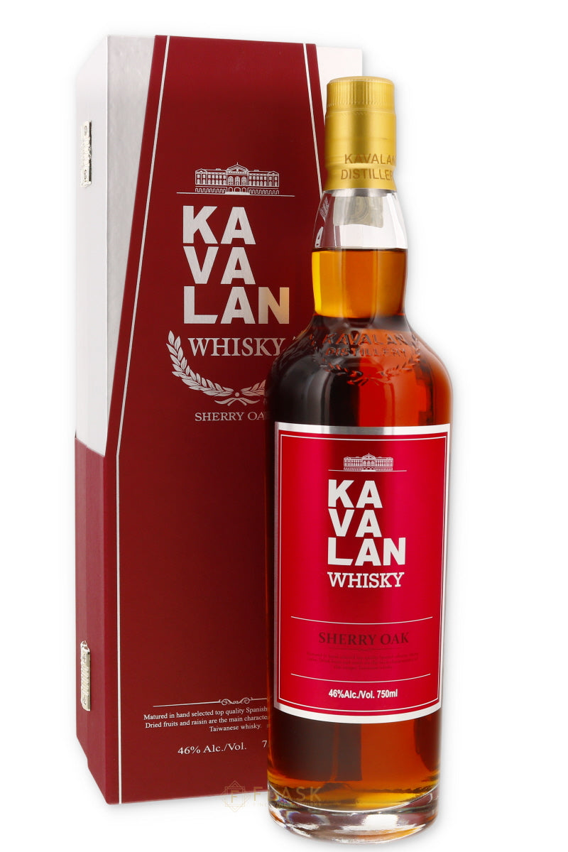 Kavalan Sherry Oak Single Malt Whisky 46% - Flask Fine Wine & Whisky