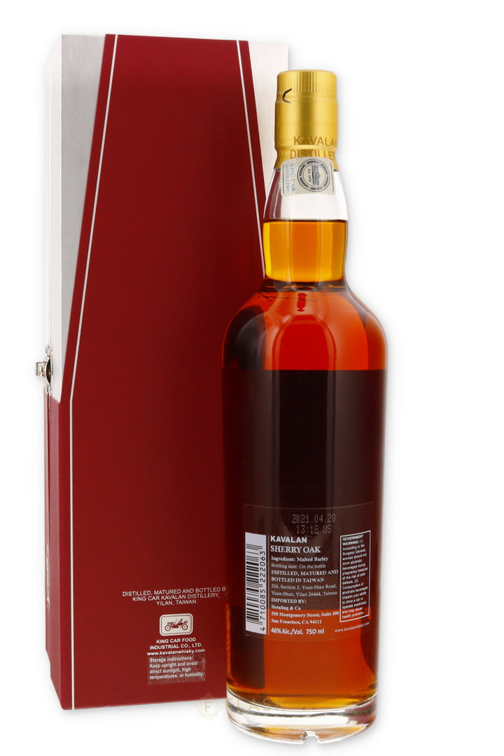 Kavalan Sherry Oak Single Malt Whisky 46% - Flask Fine Wine & Whisky