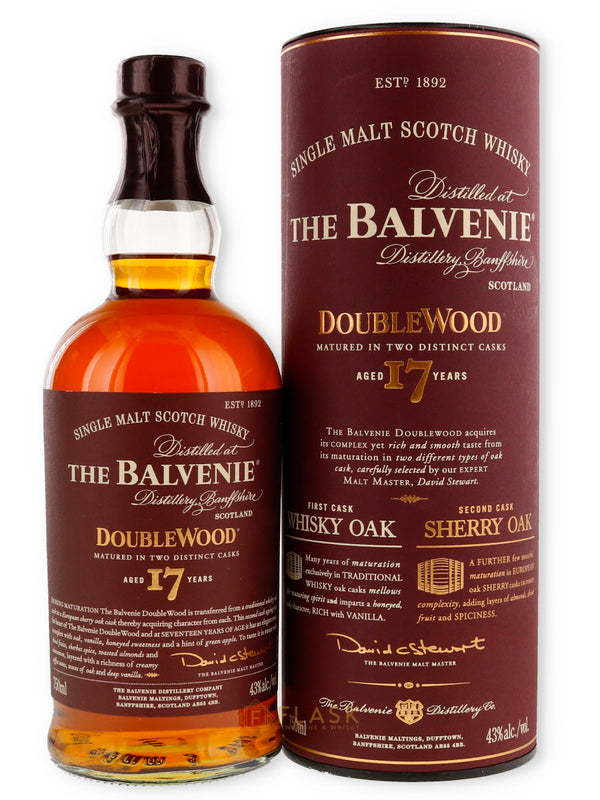 Balvenie 17 Year Old Double Wood - Flask Fine Wine & Whisky
