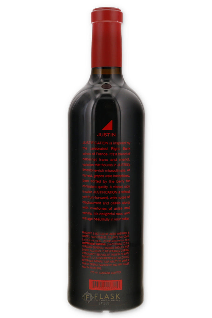 Justin Justification 2017 - Flask Fine Wine & Whisky