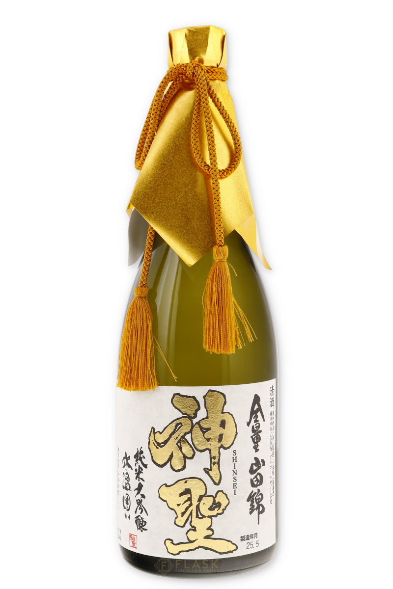 Shinsei Gold Yamadanishiki Junmai Daiginjo Sake 720ml - Flask Fine Wine & Whisky