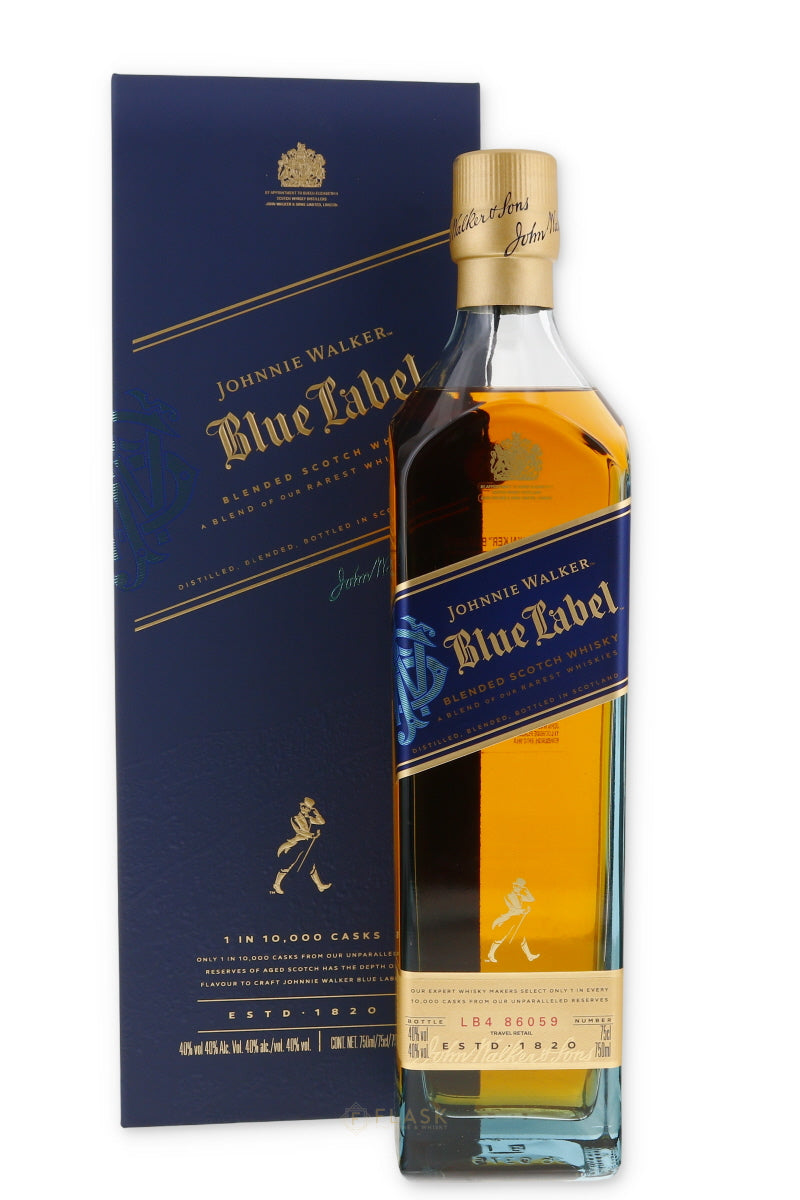 Johnnie Walker Blue Label 750ml - Flask Fine Wine & Whisky