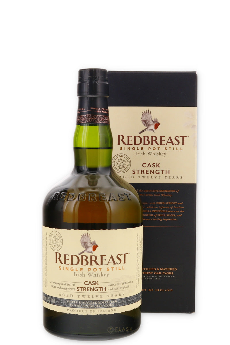 Redbreast 12 Year Old Cask Strength Batch B1/20 Irish Whiskey - Flask Fine Wine & Whisky