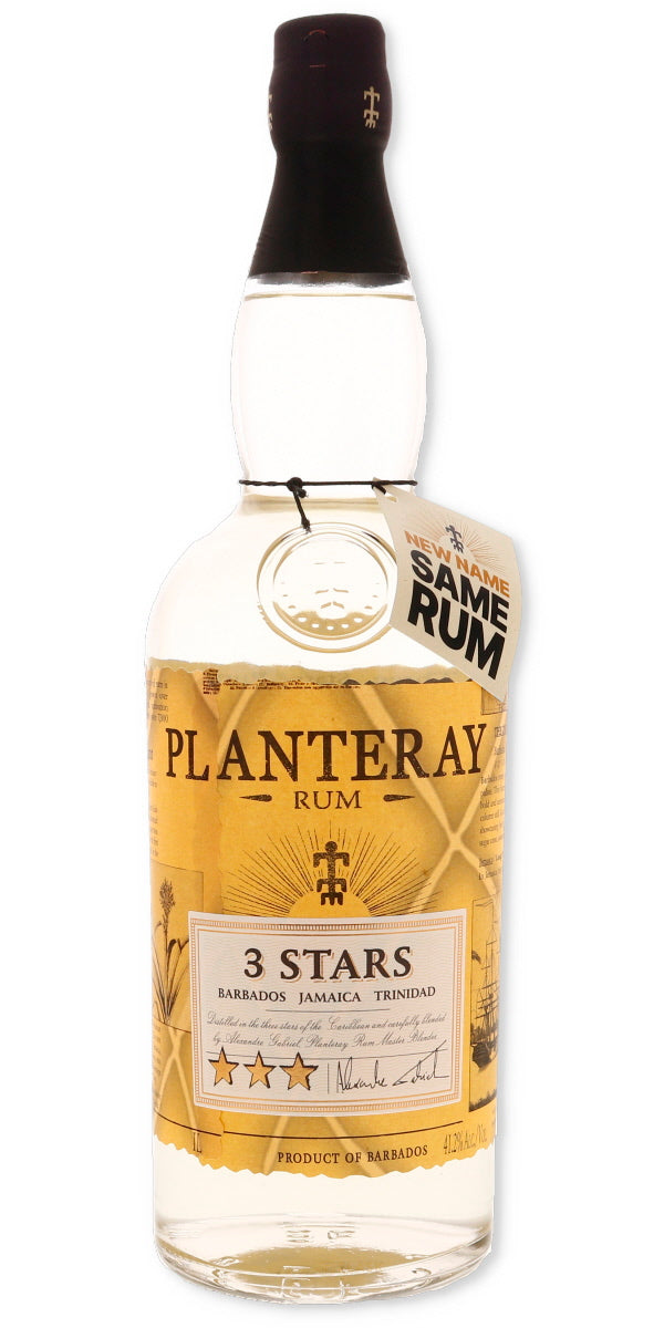 Planteray 3 Stars White Rum 1 Liter