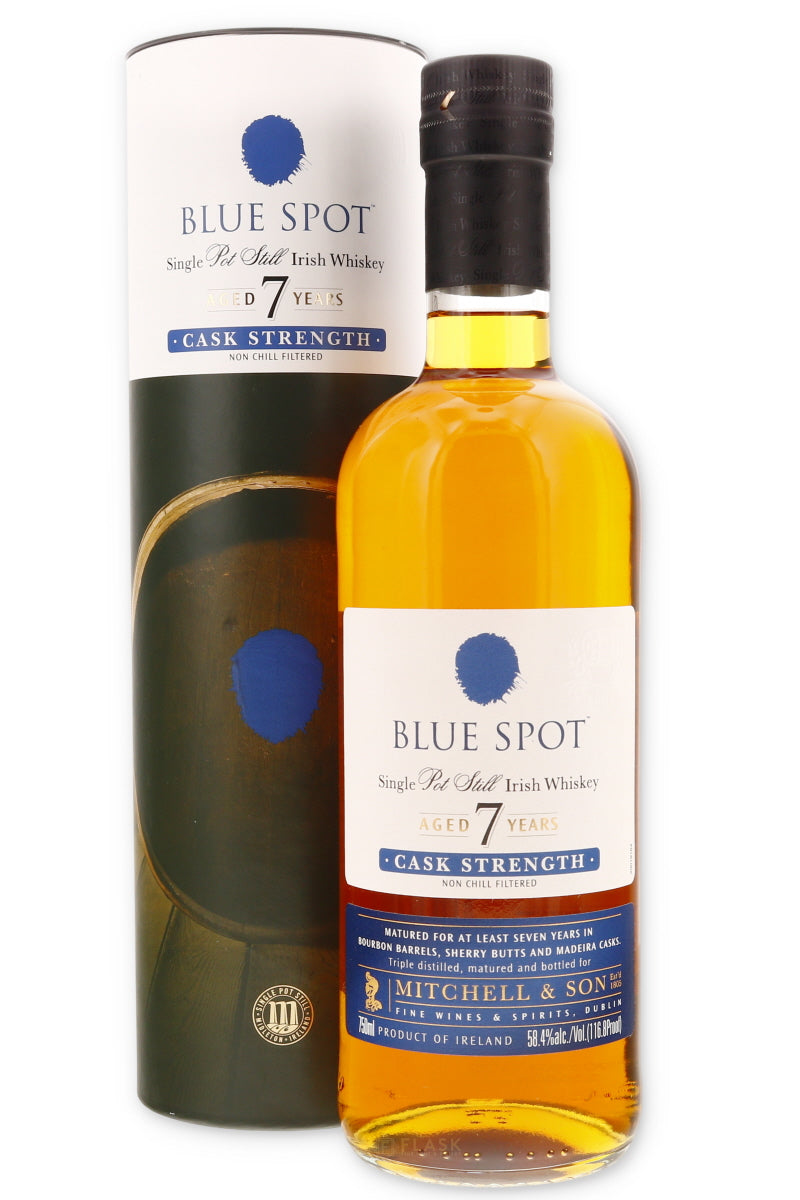 Blue Spot 7 Year Old Cask Strength Irish Whiskey - Flask Fine Wine & Whisky