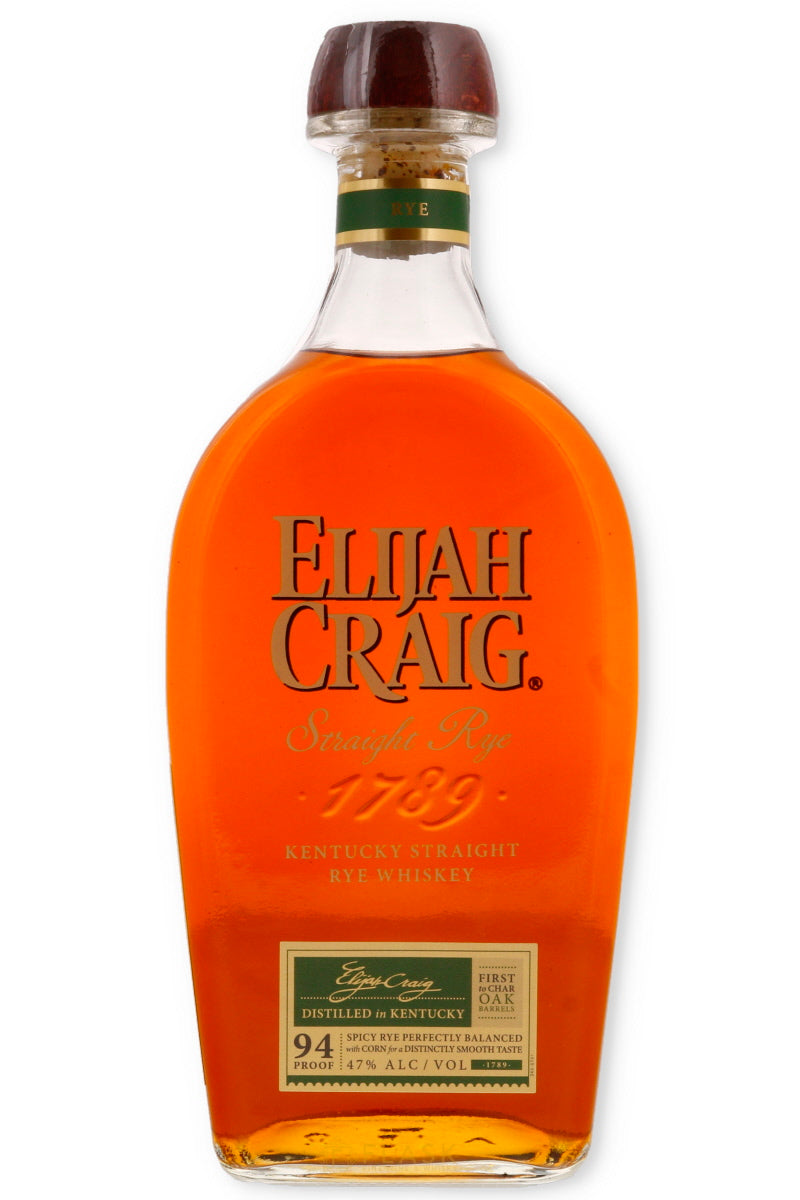 Elijah Craig Straight Rye Whiskey - Flask Fine Wine & Whisky
