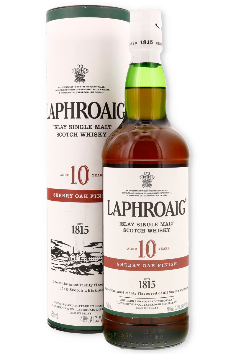 Laphroaig 10 Year Old Sherry Oak Finish Single Malt - Flask Fine Wine & Whisky
