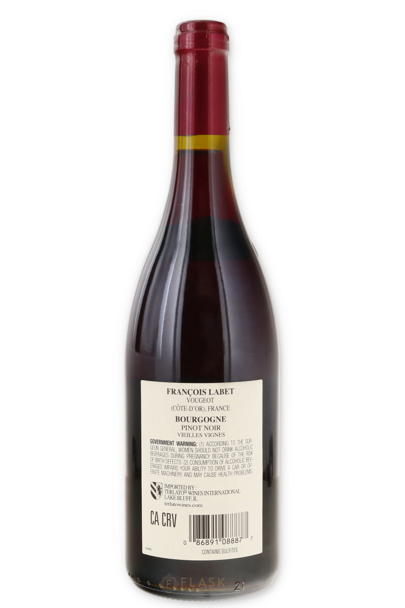 Francois Labet Bourgogne Pinot Noir Vieilles Vignes 2023 - Flask Fine Wine & Whisky