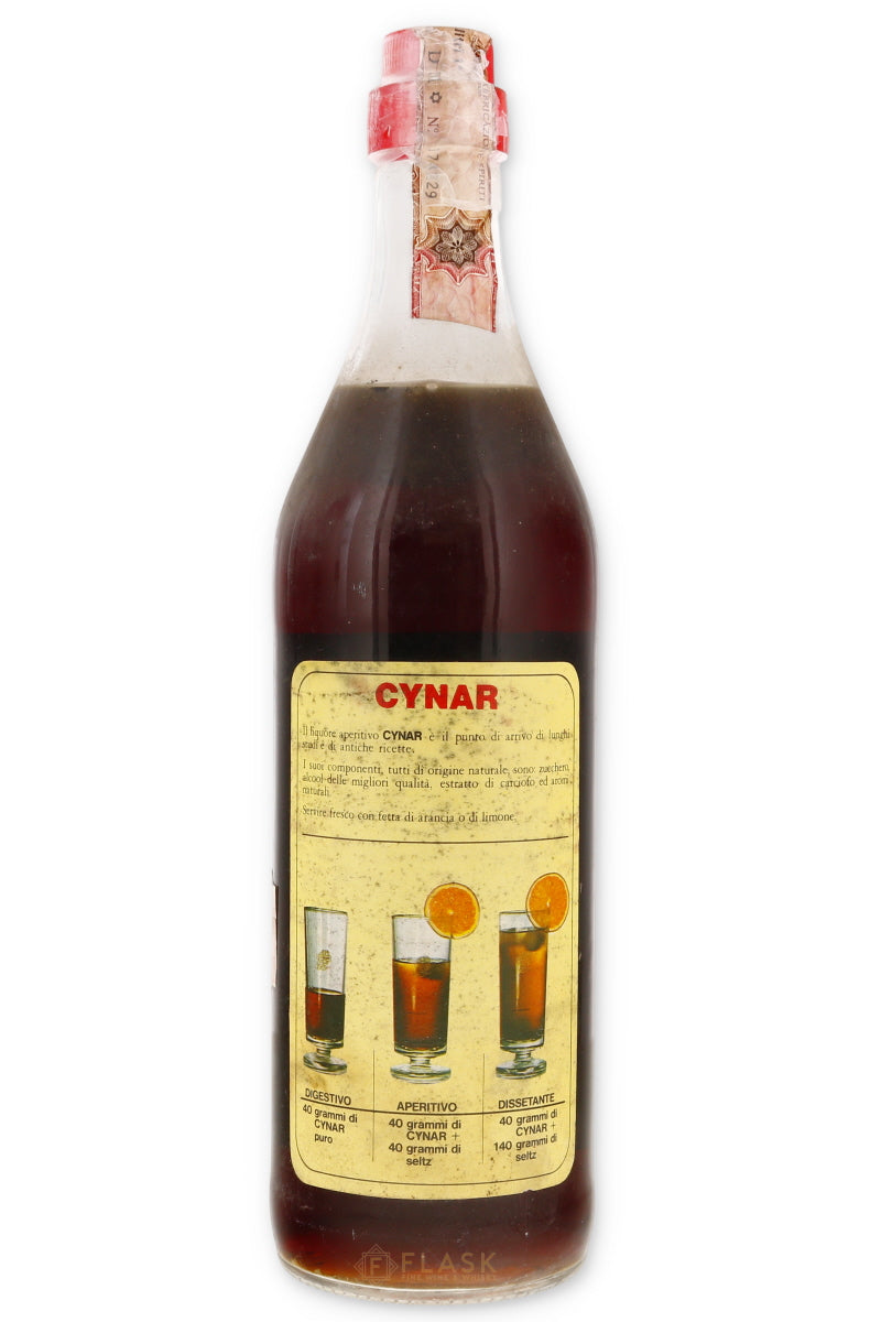 Cynar Cynar Liqueur Vintage Bottled 1970s 1 Liter