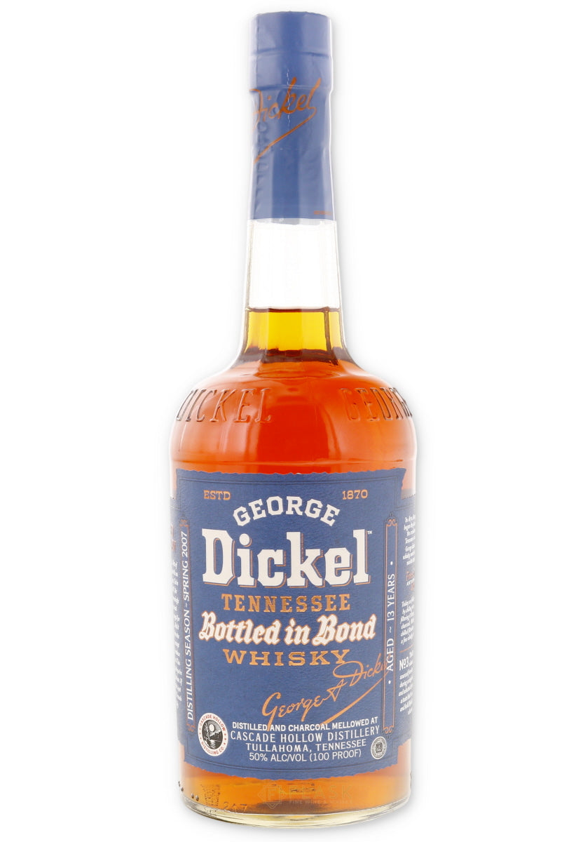 George Dickel Bottled in Bond 13 Year Old Whisky Spring 2007 - Flask Fine Wine & Whisky