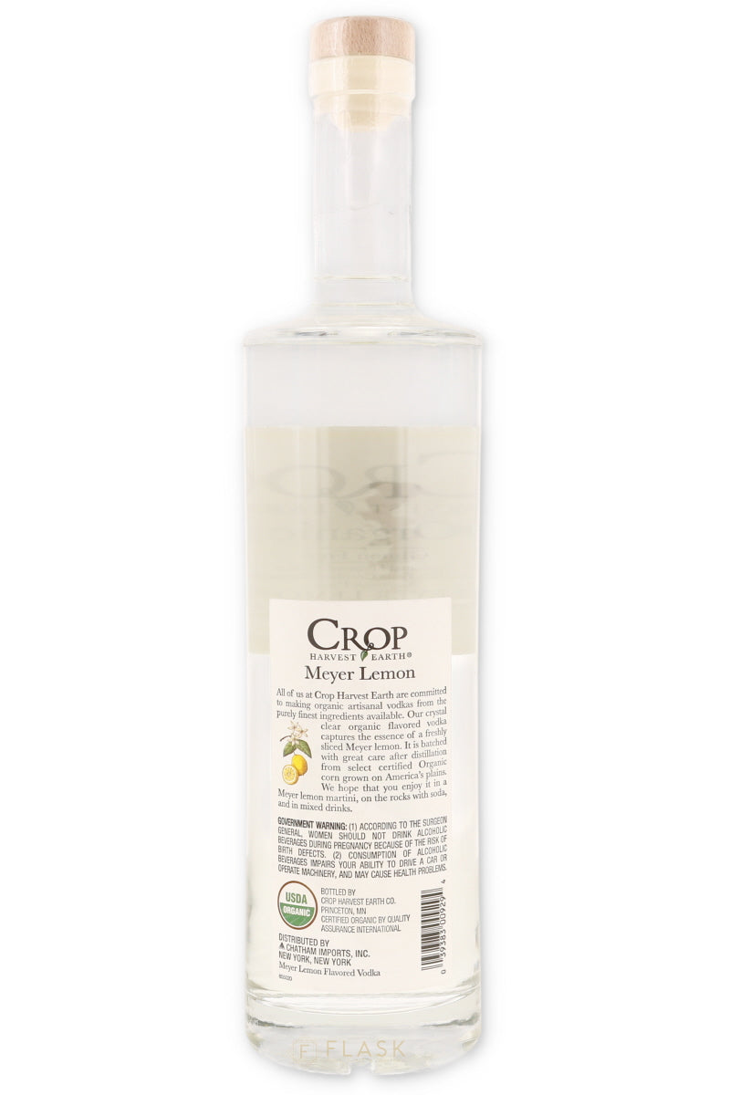 Crop Harvest Earth Organic Meyer Lemon Vodka - Flask Fine Wine & Whisky