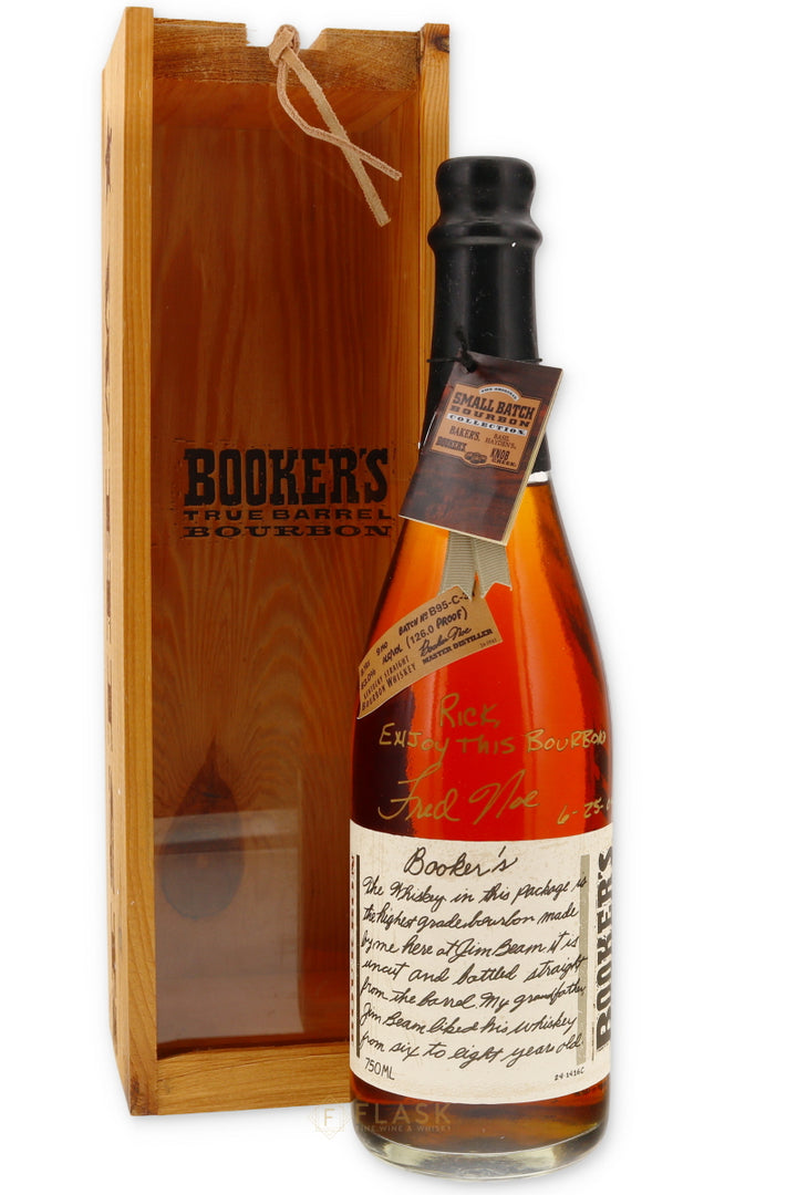 Bookers Bourbon Batch B95-C-31 [Signed Fred Noe] - Flask Fine Wine & Whisky