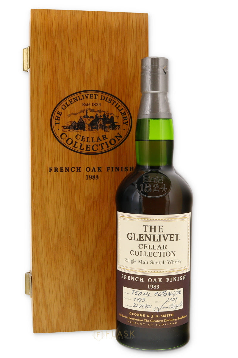 Glenlivet 1983 Cellar Collection French Oak Finish Single Malt 750ml - Flask Fine Wine & Whisky