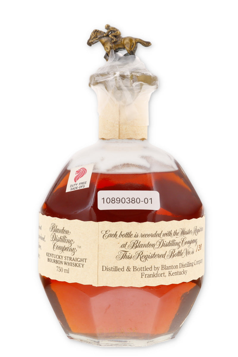 Blantons Single Barrel Bourbon Bottled 4/11 1990 - Flask Fine Wine & Whisky