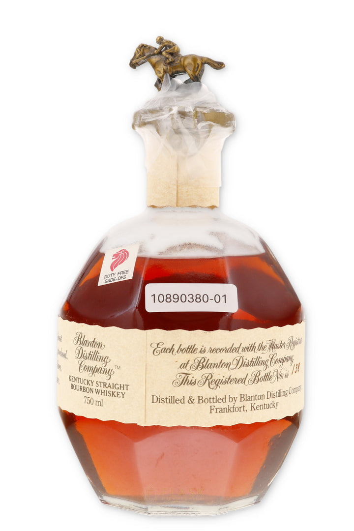 Blantons Single Barrel Bourbon Bottled 4/11 1990 - Flask Fine Wine & Whisky