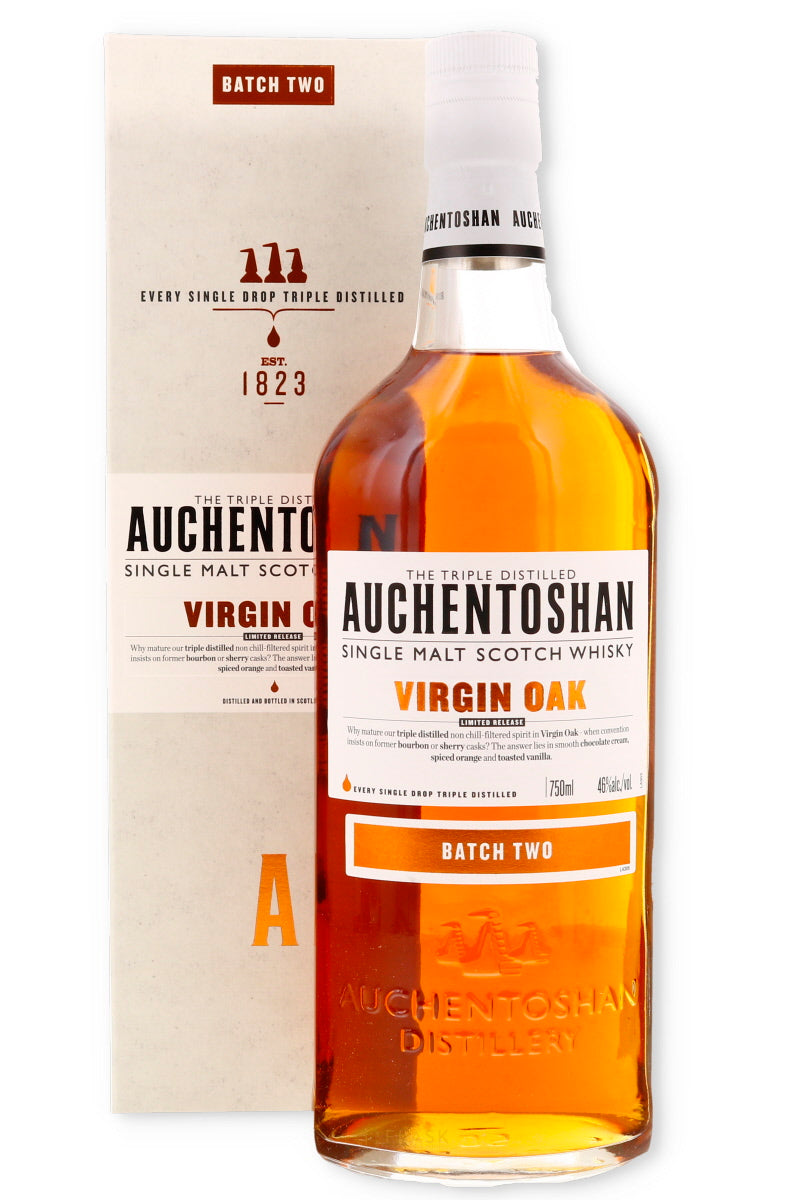 Auchentoshan Virgin Oak Batch 2 Lowland Single Malt - Flask Fine Wine & Whisky